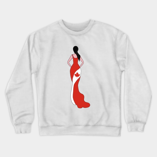 Canada Woman Crewneck Sweatshirt by DiegoCarvalho